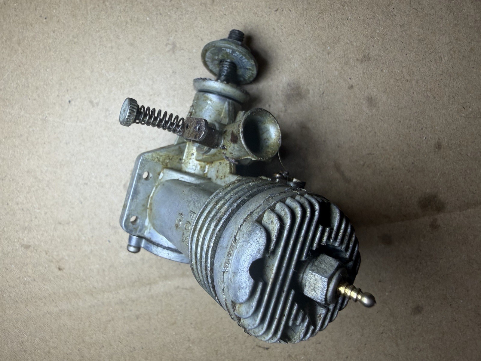 Fox 15 C/L Slant Plug Model Airplane Glow Engine Vintage