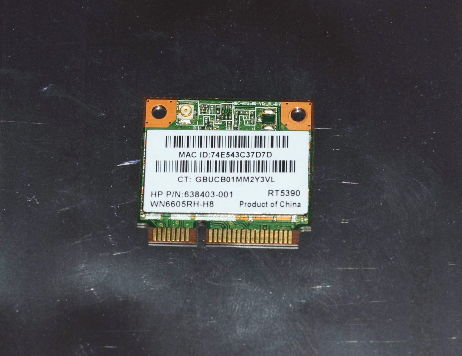 NEW HP RALINK RT5390 802.11b/g/n Wireless Half Mini Card - 638403-001