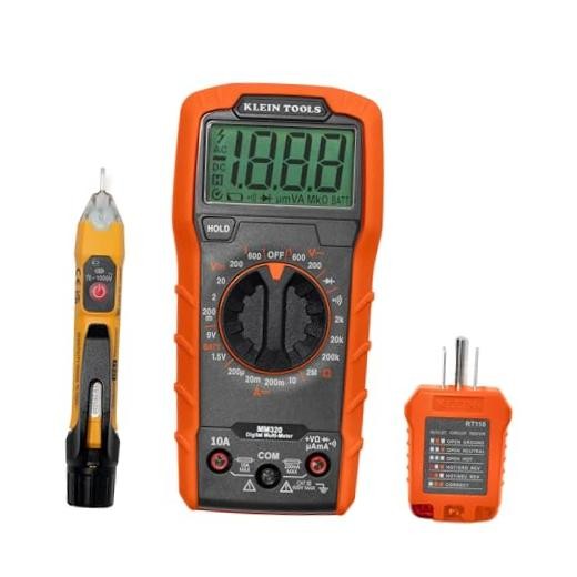 Klein Tools 69149P Electrical Test Kit with Digital Multimeter, Non-Contact