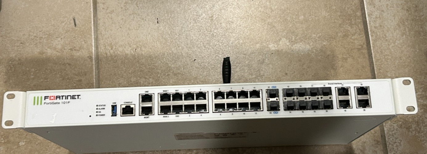 Fortinet FG101F Network Security/Firewall Appliance