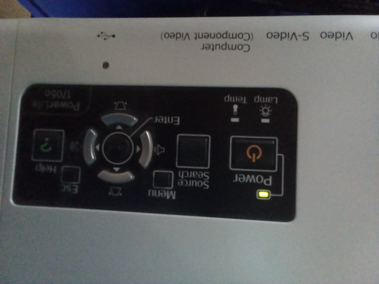 Epson EMP-1705 LCD Projector With Carrying Bag Used