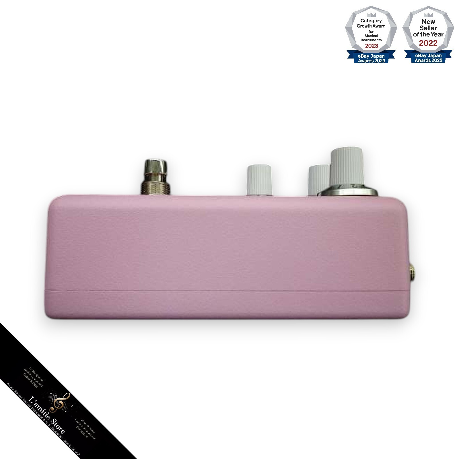 Fender x Hello Kitty Fuzz Guitar Effect Pedal Compact Effector Limited Pink JP
