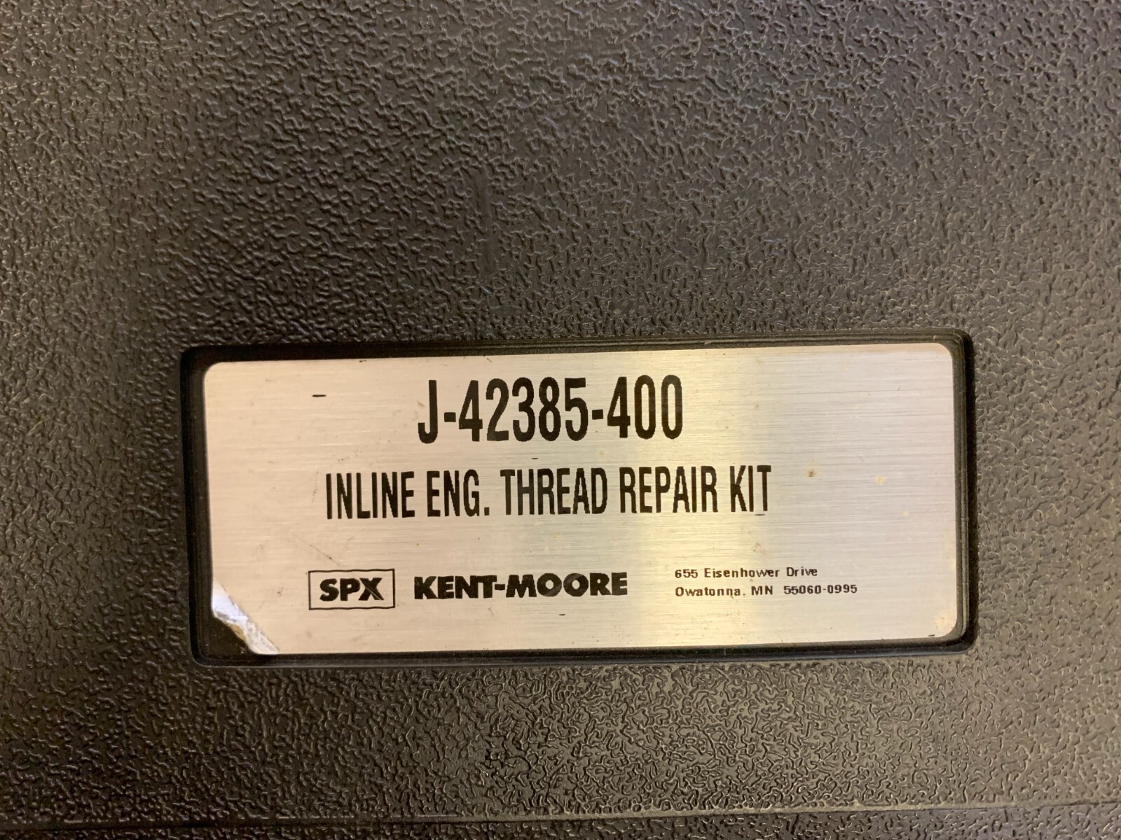 KENT-MOORE THREAD REPAIR KIT J-42385-400 NEW (INCOMPLETE) J42385400