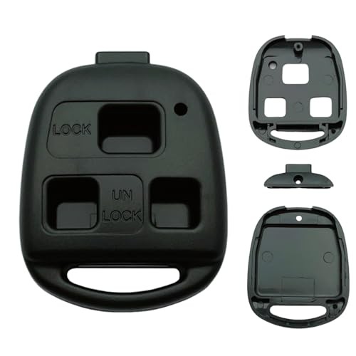 Keyless Entry Remote Key Housing Replacement for Lexus ES300 ES330 GS300 black