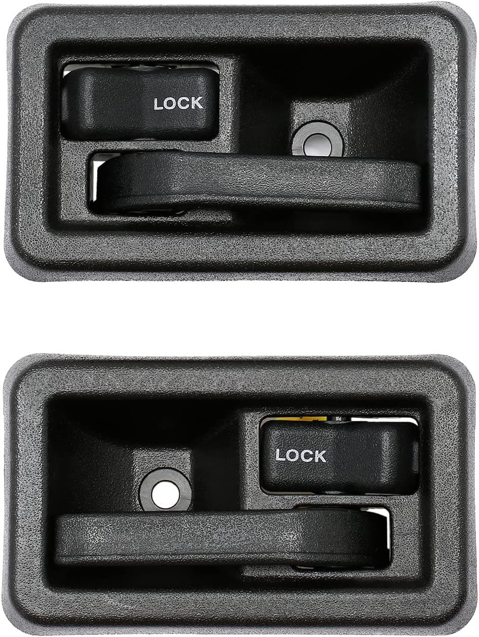 Interior Door Handles (Pair), Compatible with Jeep Wrangler 1987-1996 YJ, 1997-2