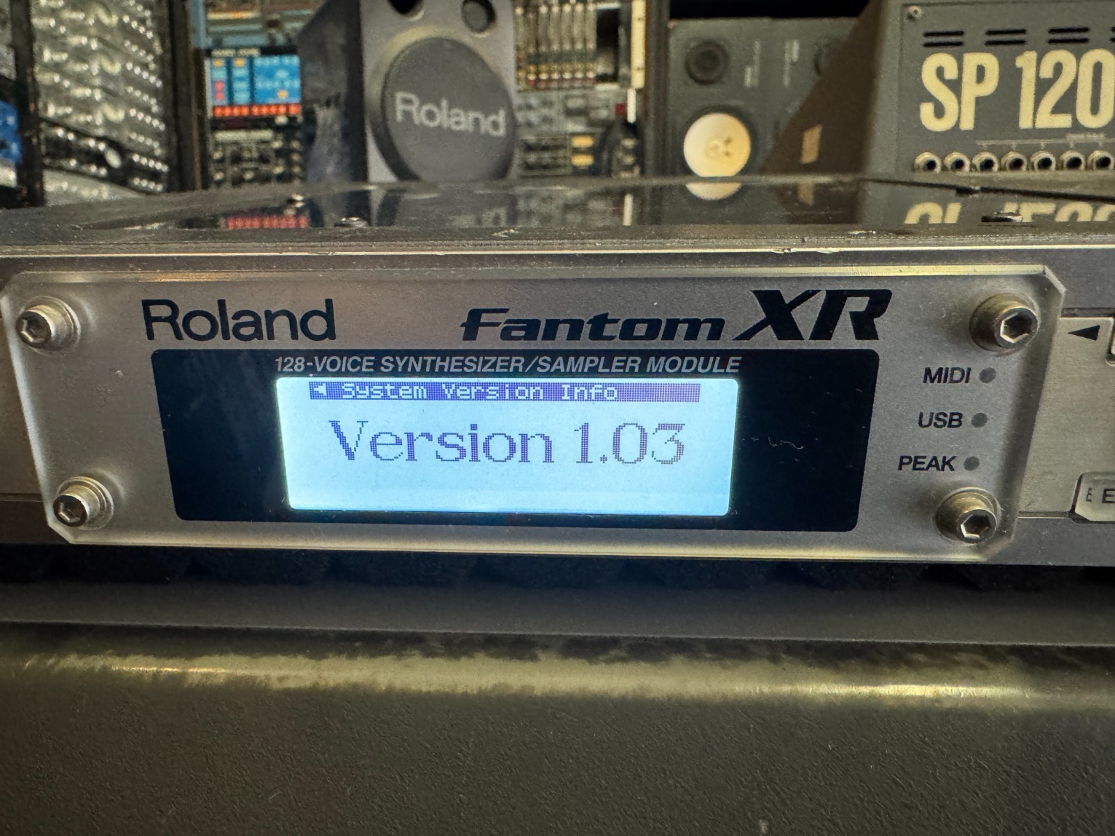 Roland Fantom XR Sound Module Rack Brand New LCD installed ,ver 1.03 ARMENS