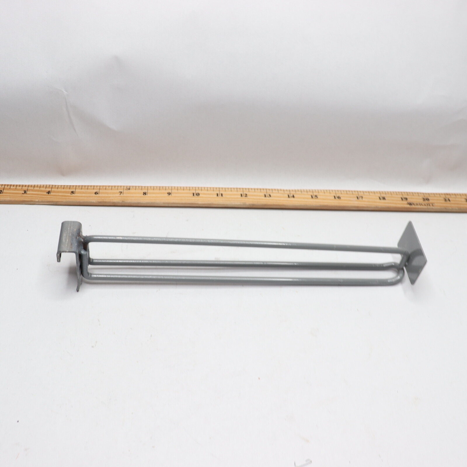 Peg Board Hooks Grey 13"