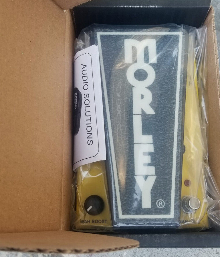NEW Morley 20/20 Power Wah Volume Effects Pedal Yellow