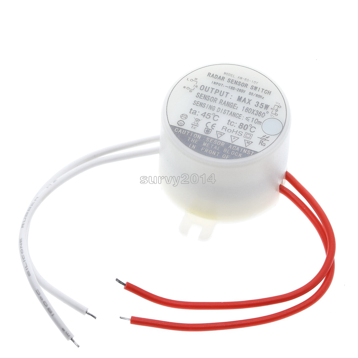 35W Circular Radar Microwave induction sensor human body switch sensors