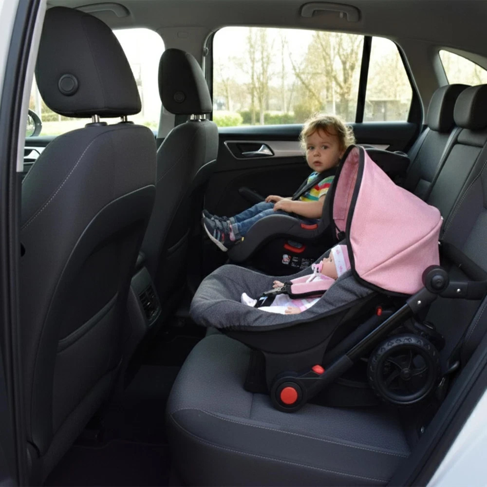 Convertible Travel Stroller Toddler Play Toy Car Seat Two in One Foldable Baby