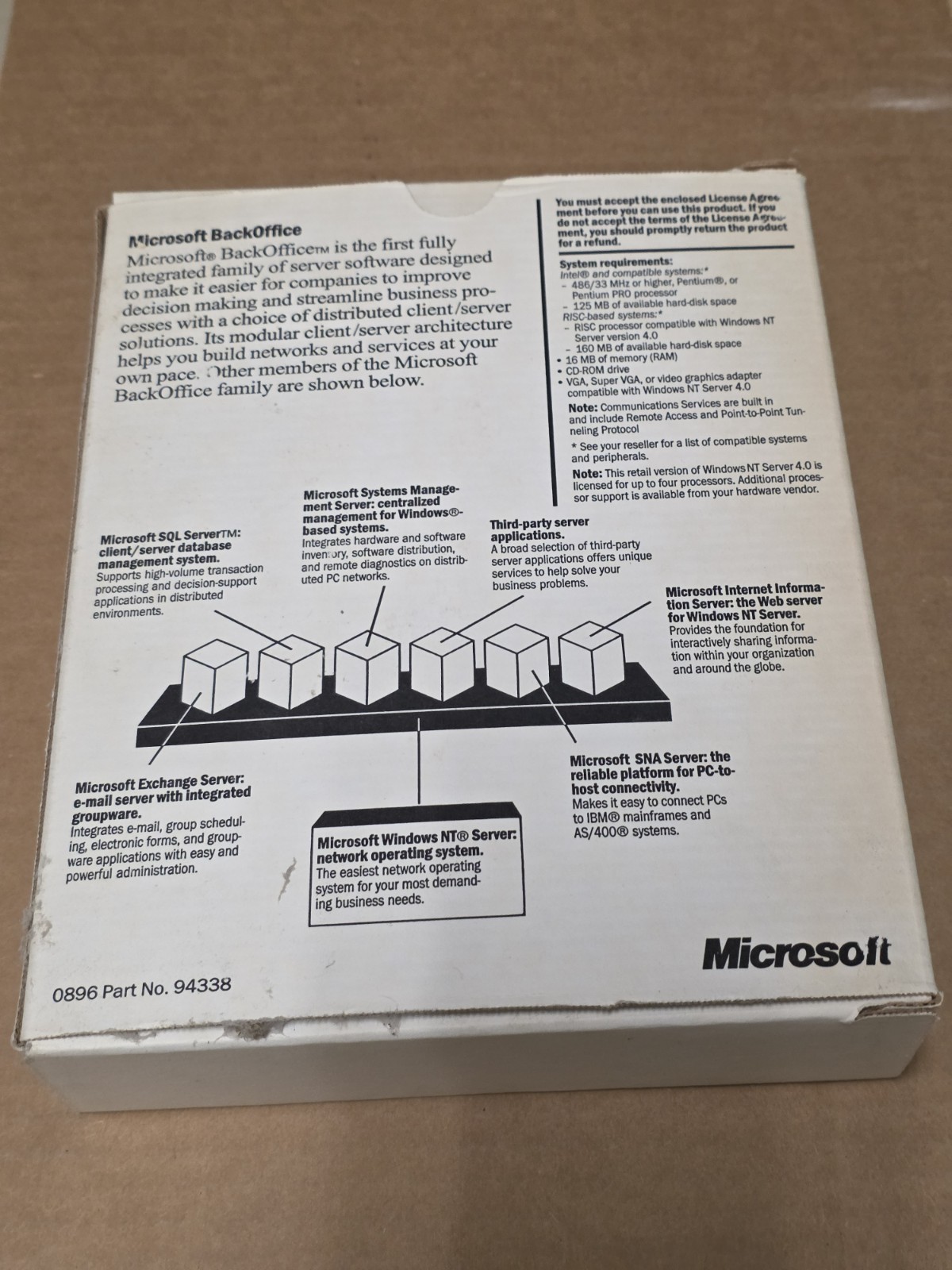 WindowsNT Server 4.0 Upgrade 5 CAL Client Pack CD-ROMs & floppies NT WinNT 4.0