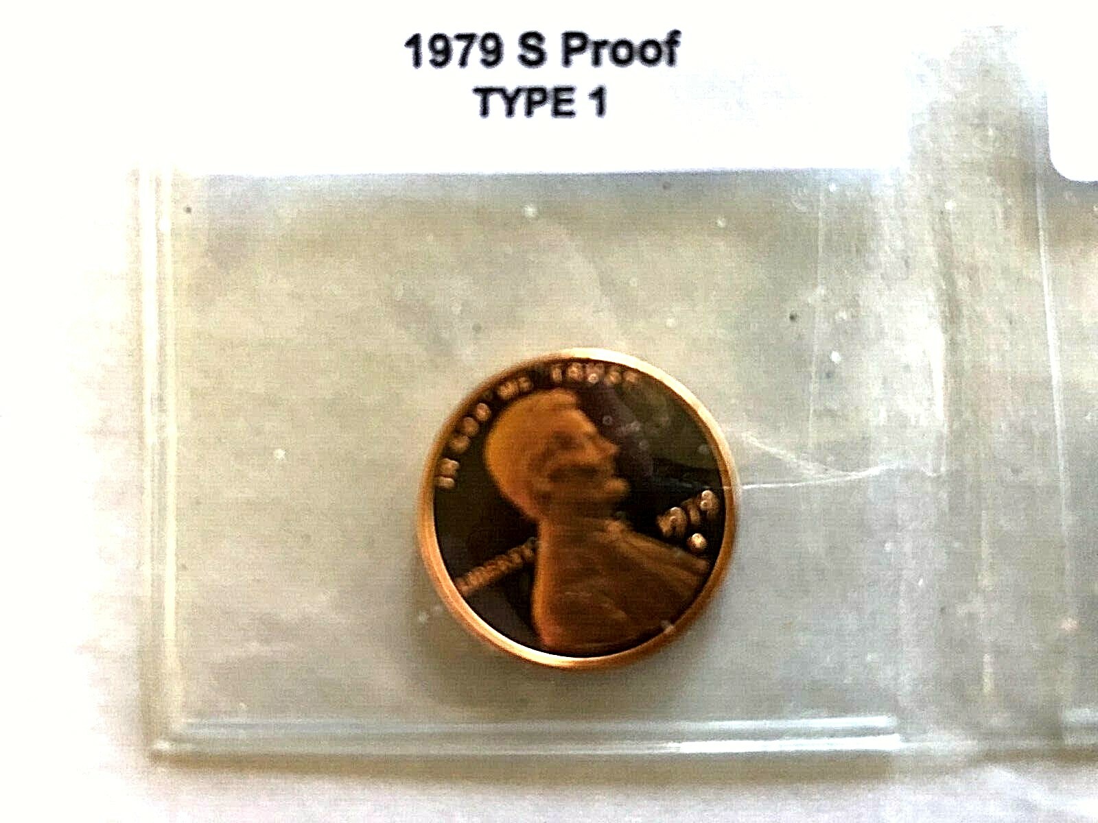 1979 S Type 1 & Type 2 Lincoln cent Gem Proof (2 coins)