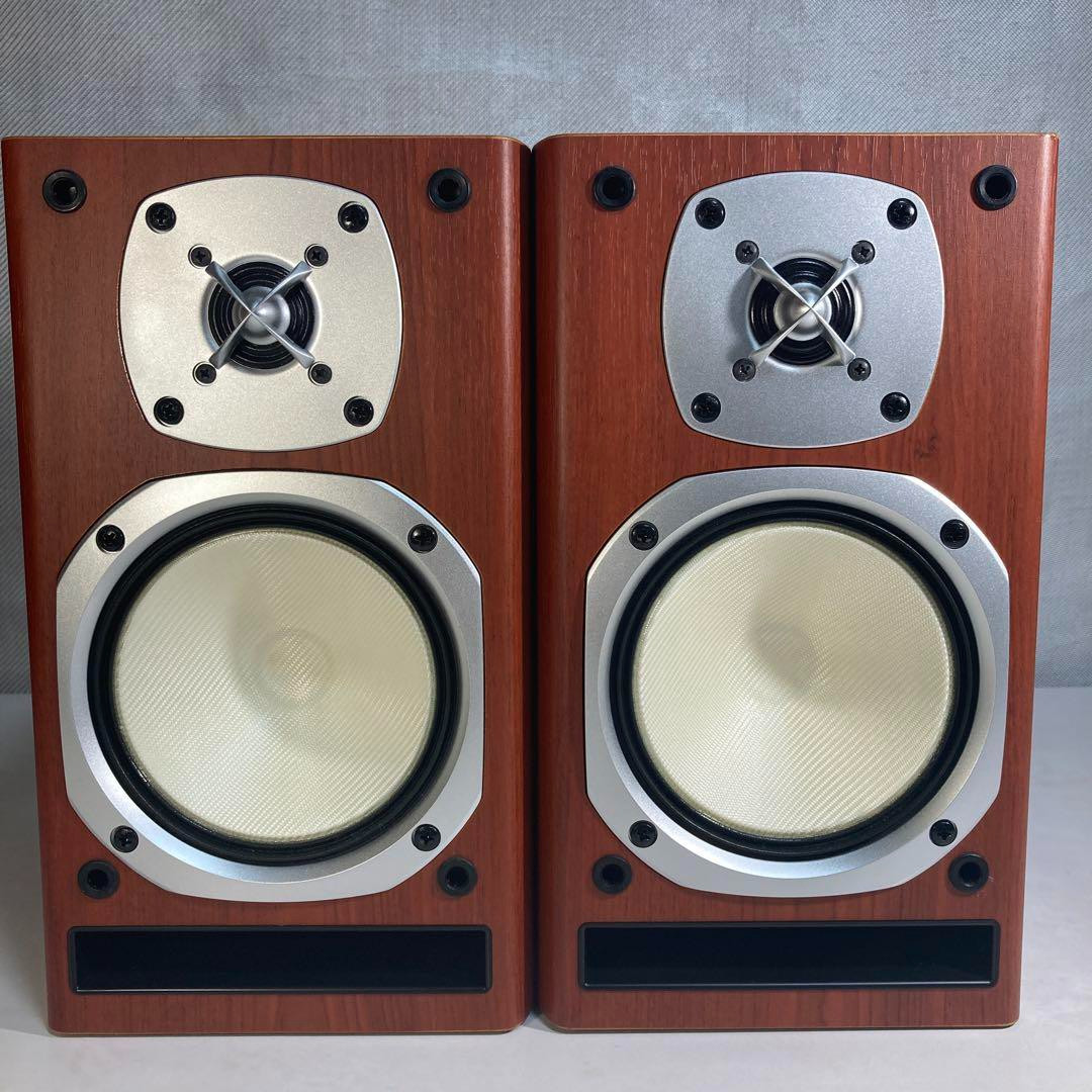 ONKYO D-N7TX Hi-Fi Bookshelf Speakers Pair Japan Audio Tested Working Used