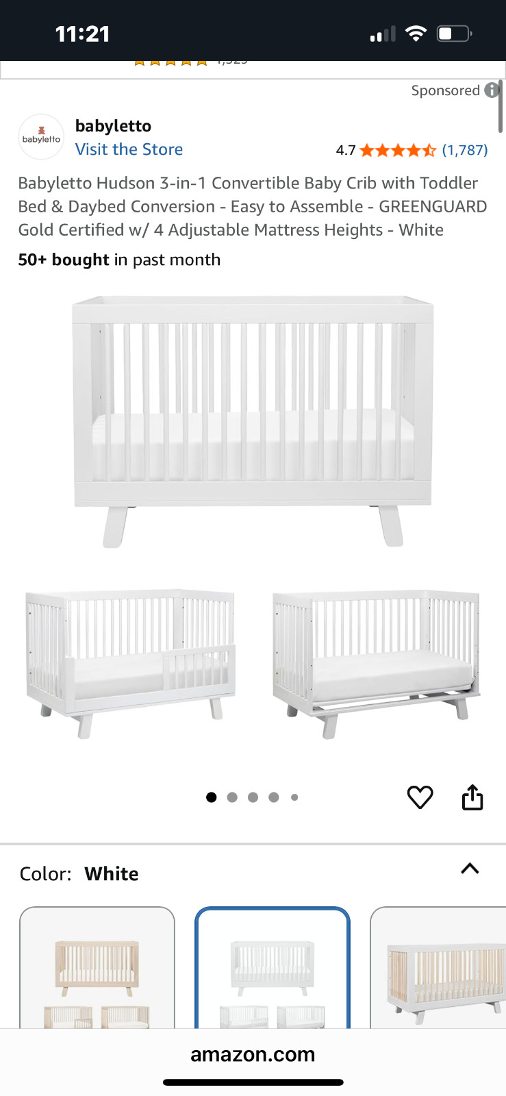 babyletto crib