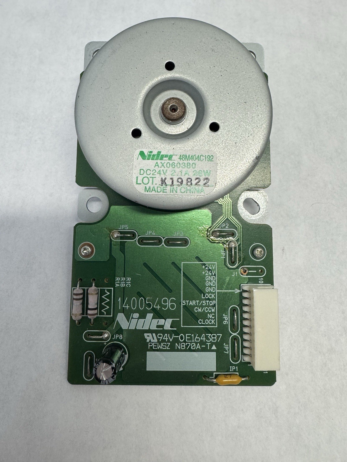 40M040C192 Stepper Motor 24V w/ Driver Board Assembly OEM Nidec