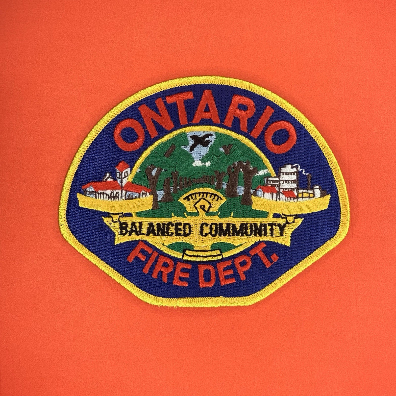 Ontario California Fire Department Fire Firefighter Paramedic Patch