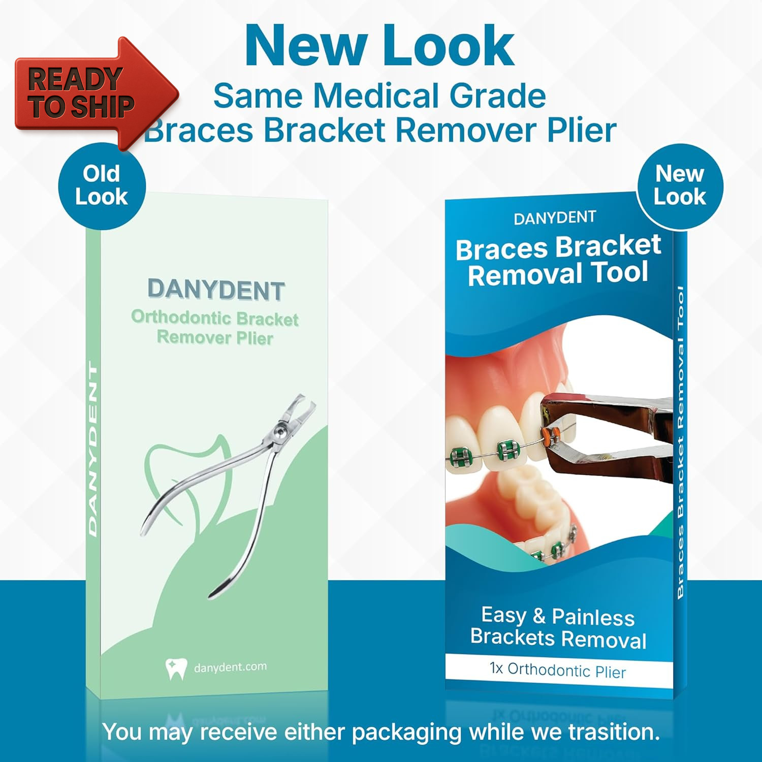 DANYDENT Bracket Remover for Braces – Orthodontic Braces Removal Tool Kit – Pro