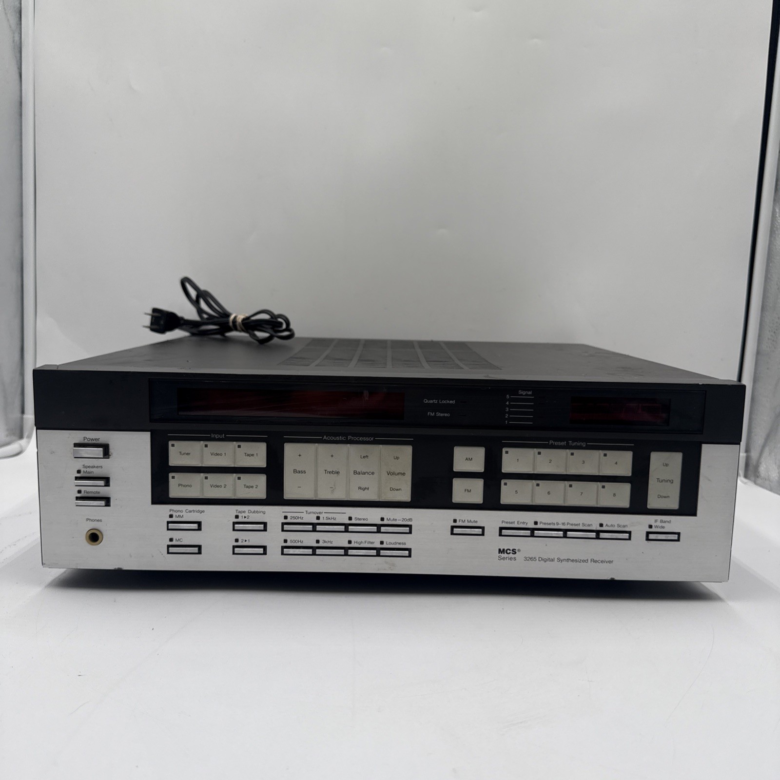 MCS 3265 Digital Synthesized Stereo Receiver Vintage Tested FAST FREE SHIPPING!!