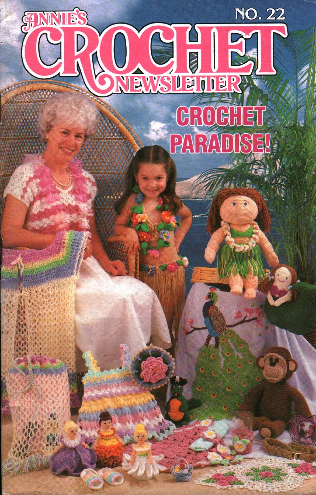 Annie's Crochet Newsletter Magazine | July-August 1986 No. 22