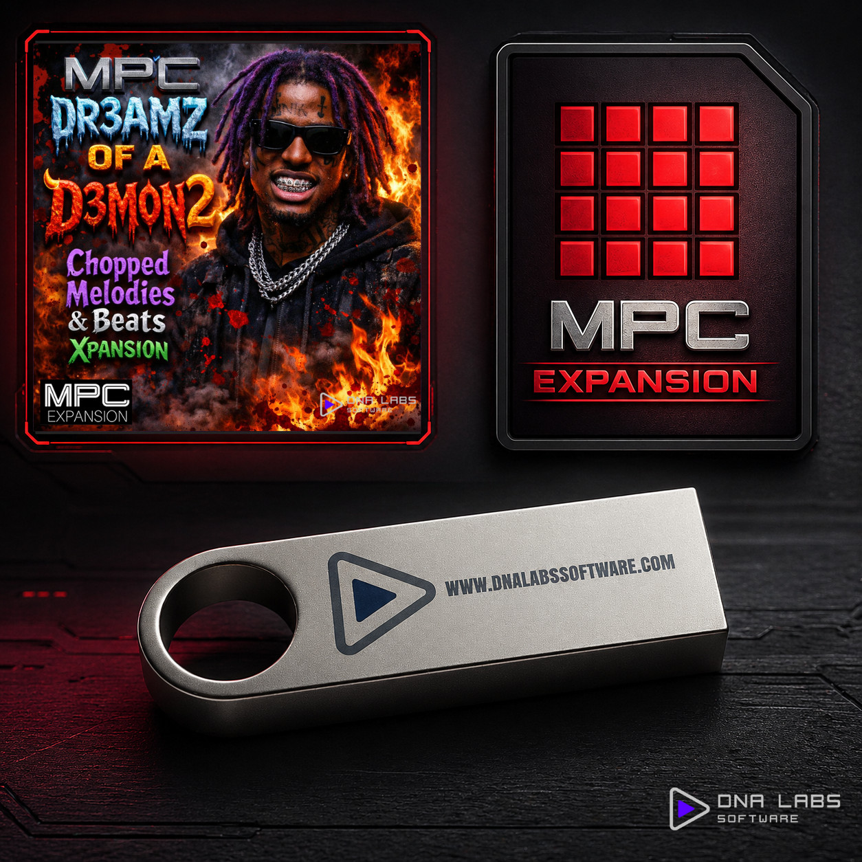 MPC DR3AMZ 0F A D3M0N 2 – Trap Expansion Standalone & Software Physical USB