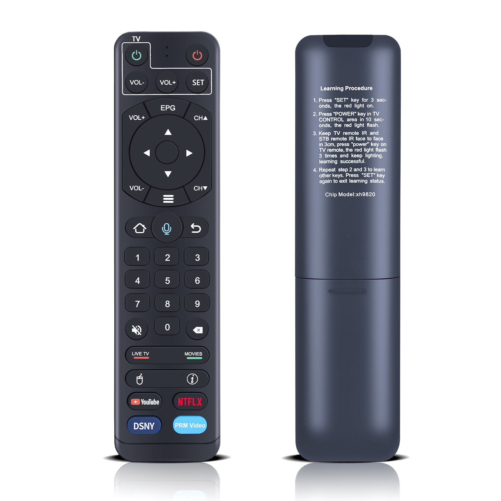 For vSeeBox V2 Pro Bluetooth & Voice Control Replacement Remote Control