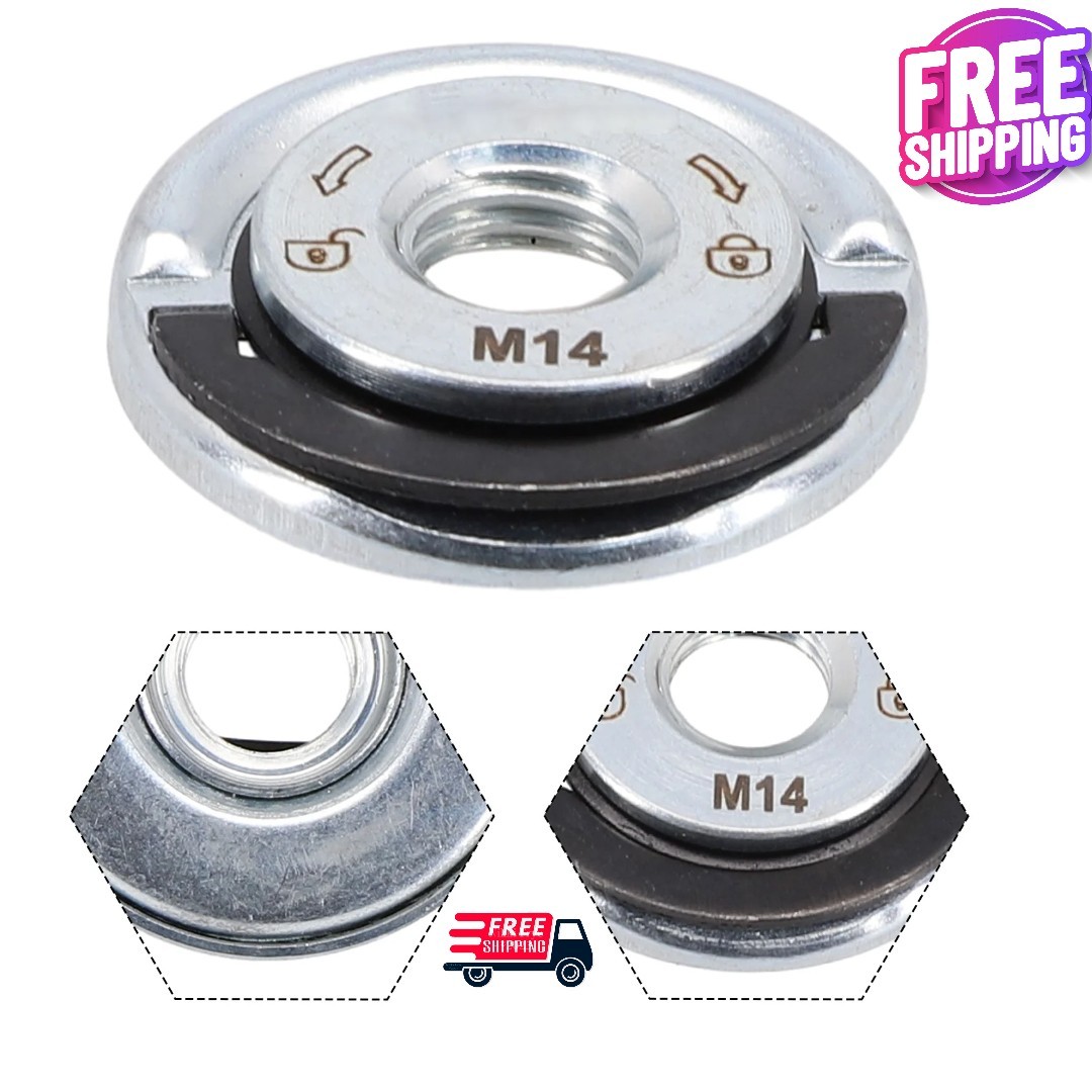 M14 Angle Grinder Quick Release Self-Locking Grinder Pressing Plate Flange Nut *
