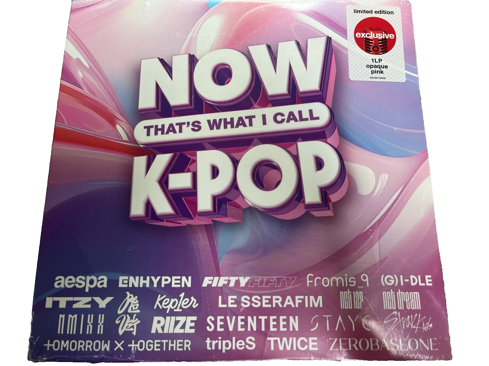 NOW That's What I Call K-POP Vinyl Record Target Exclusive Opaque Pink Limited
