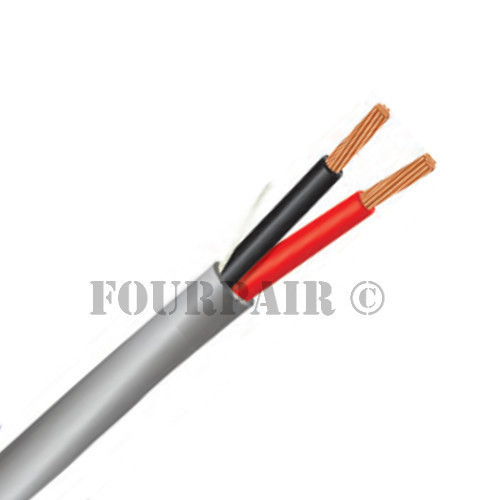 16/2 Security Alarm Wire Cable Stranded Shielded 2 Conductor 16 AWG CL3R 500ft