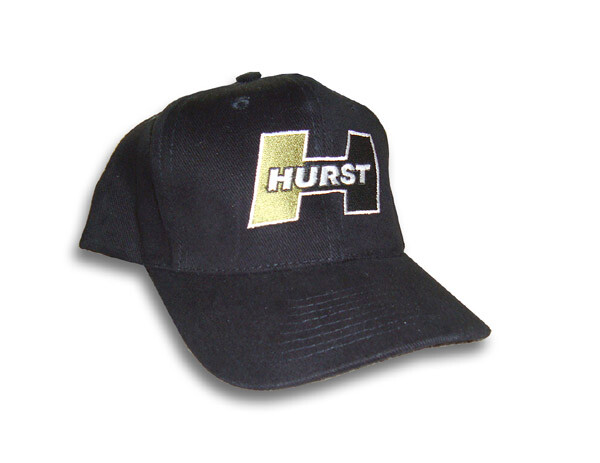 Hurst Adjustable Embroidered Black Hat