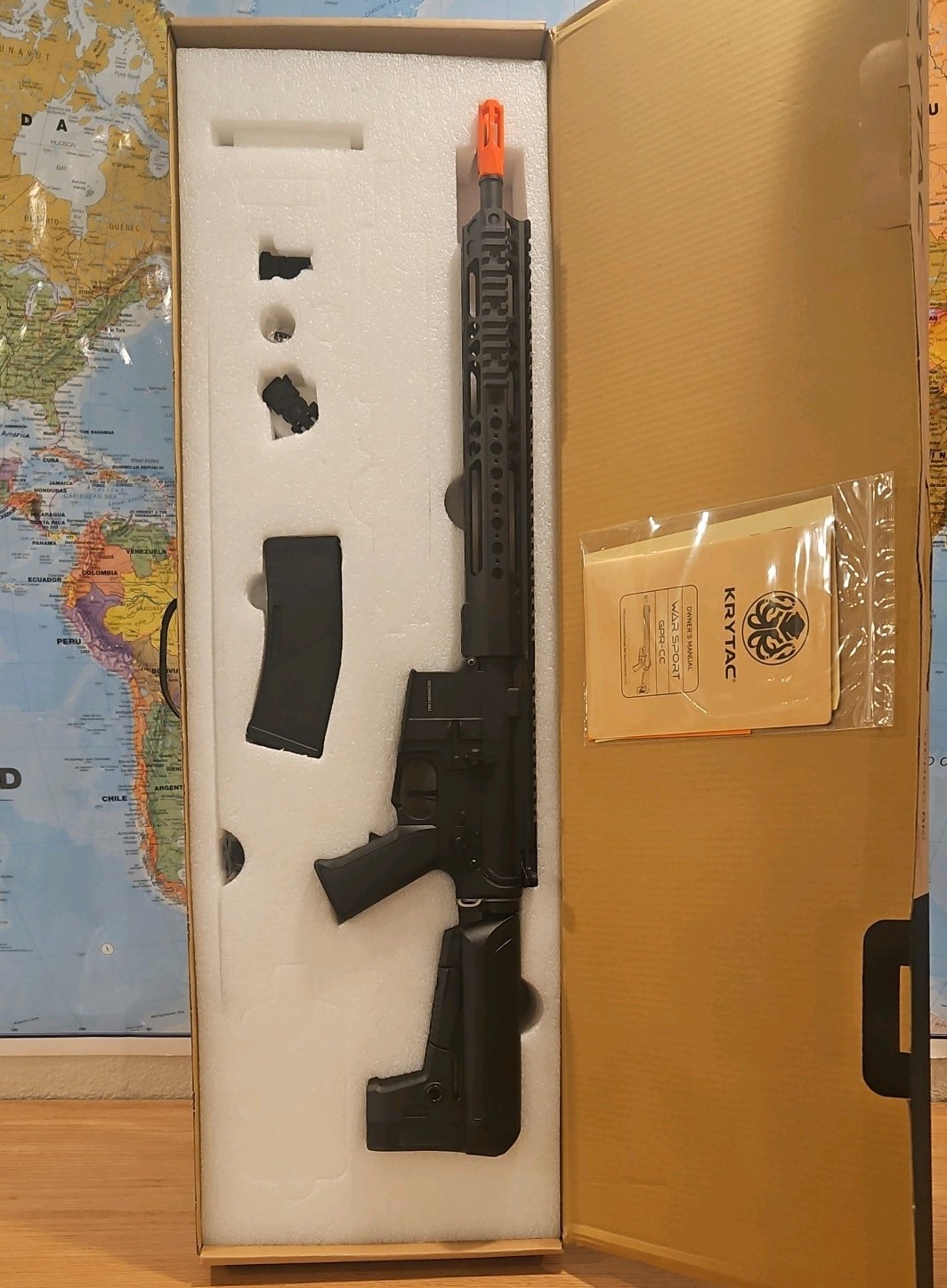Krytac Airsoft M4/AR Carbine War Sport All Metal AEG Rifle GPR-CC 150 Round Mag