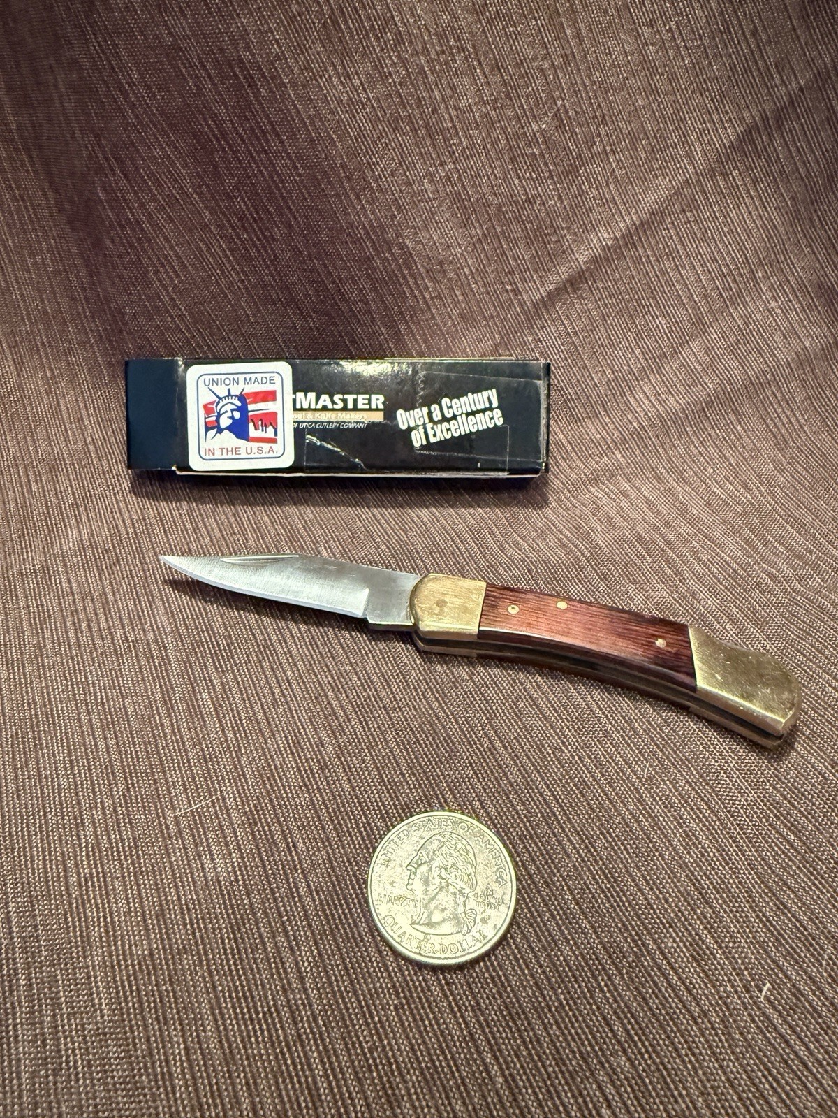 KutMaster 3" Lockback Sec UT169 Made in USA, NIB NOS