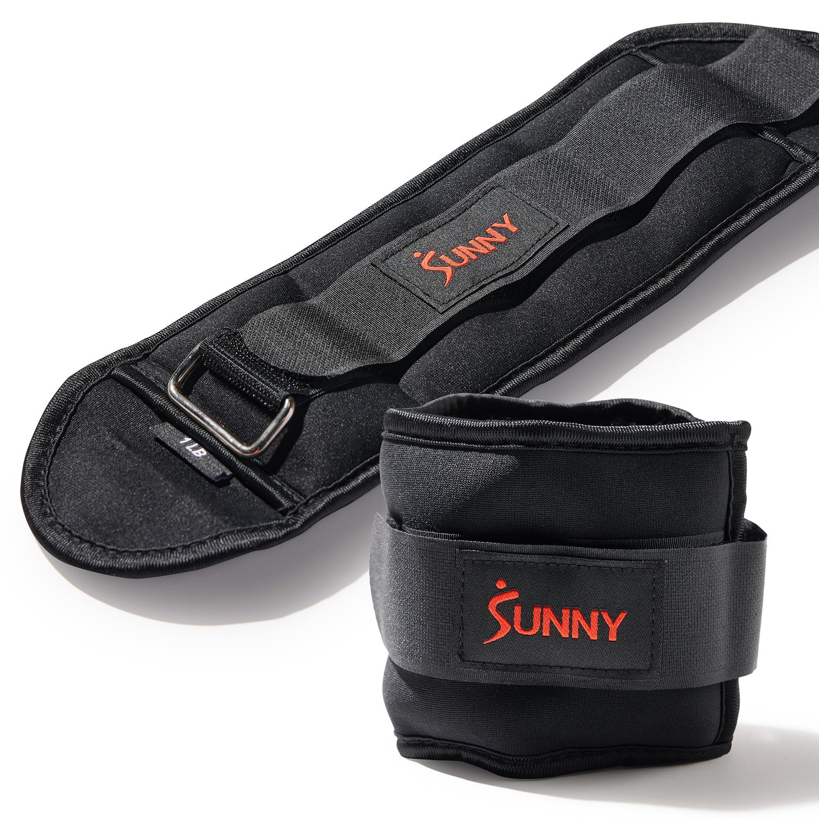 Sunny Health & Fitness Ankle Weights for Women, Men & Kids – Adjustable 1&