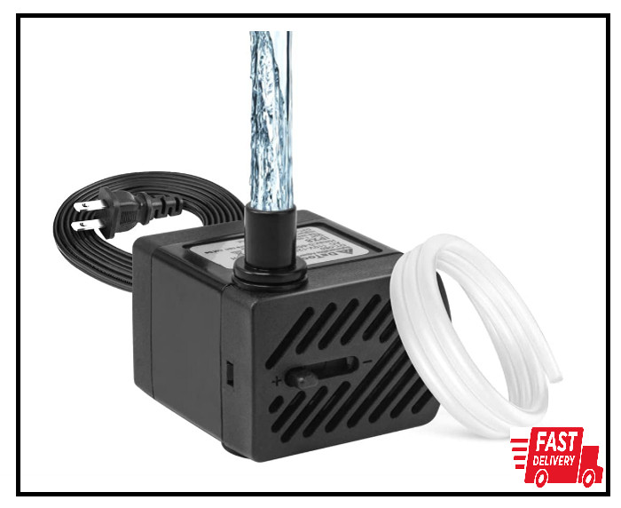 50GPH 3W Small Submersible Water Pump Mini Fountain Pump Ultra Quiet
