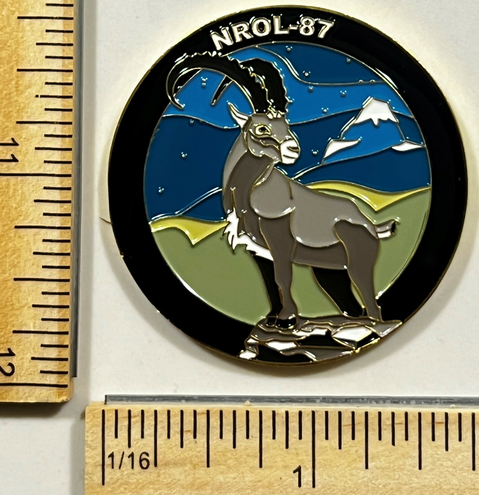 MILITARY CHALLENGE COIN - NATIONAL RECONNAISSANCE OFFICE NROL-87