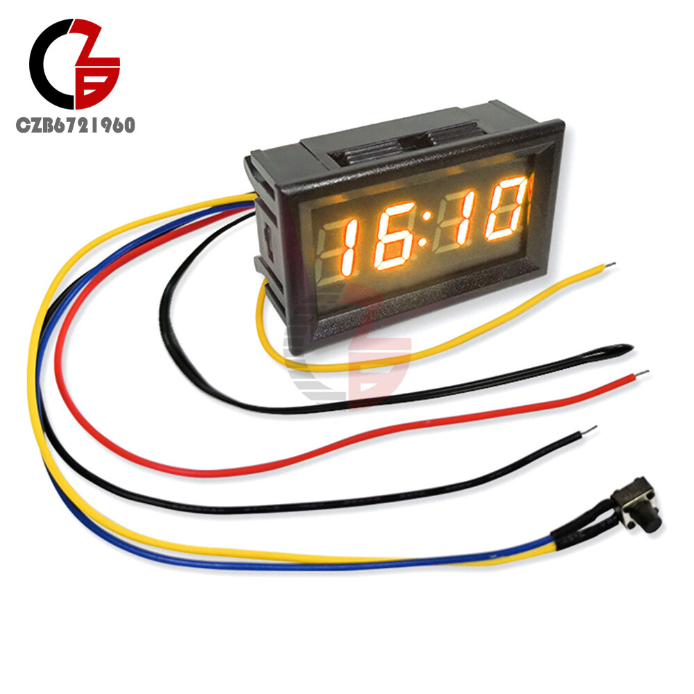 3 in 1 Car Electronic Meter Thermometer Digital Display Voltmeter led car clock