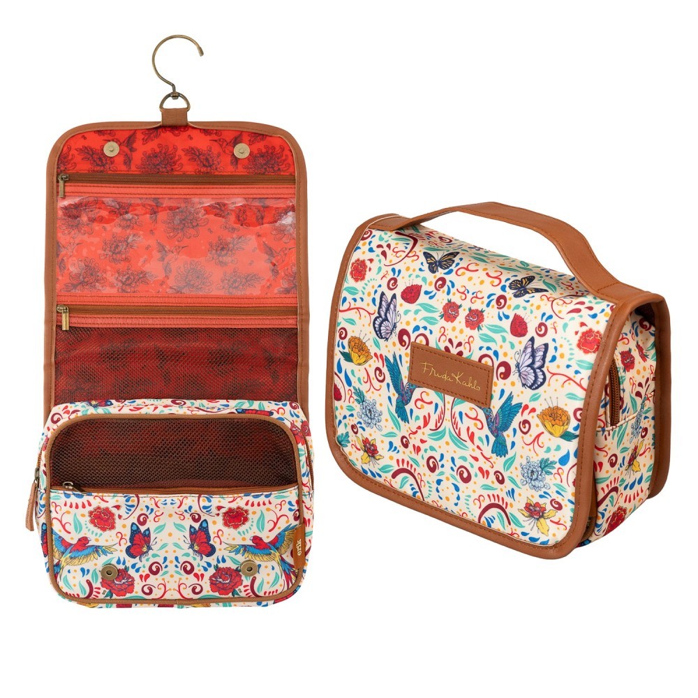 Erik, Frida Kahlo (Viva la Vida) Hanging Toiletry Bag