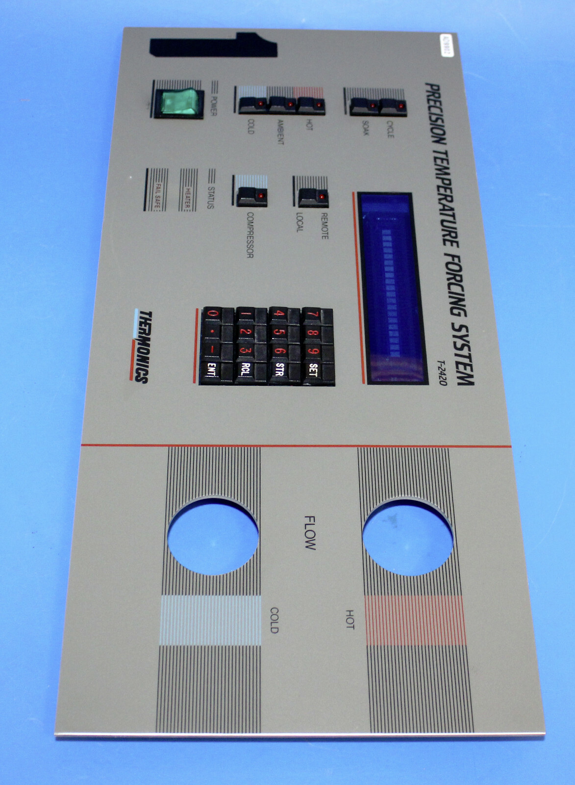 THERMONICS T-2420 PRECISION TEMPERATURE FORCING SYSTEM FRONT PANEL