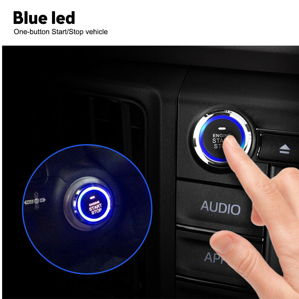 Car Keyless Entry Engine Start Alarm System Push Button Remote Starter US