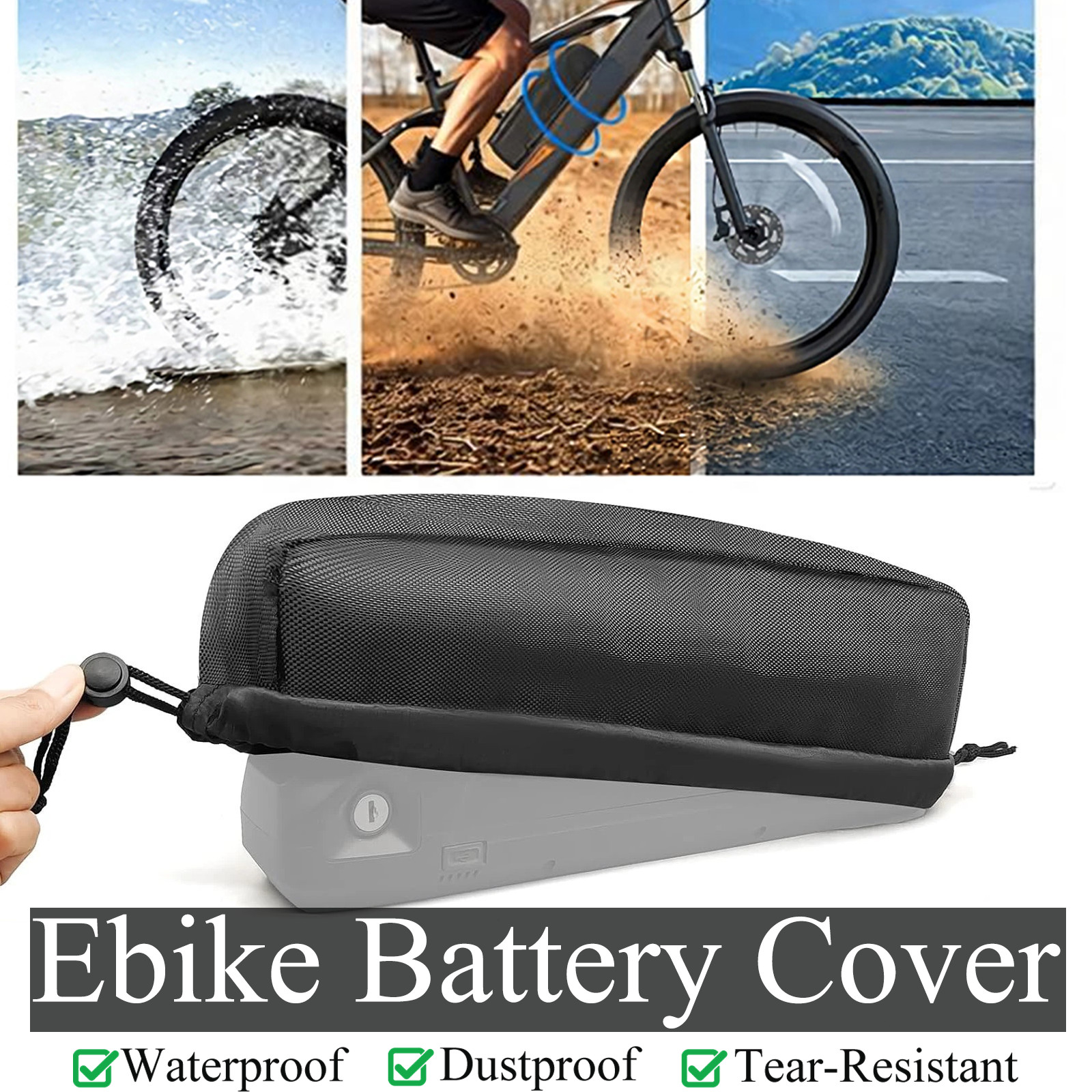 Hailong Ebike Battery Cover Waterproof Dustproof Wear Resistant Bike Frame Bag
