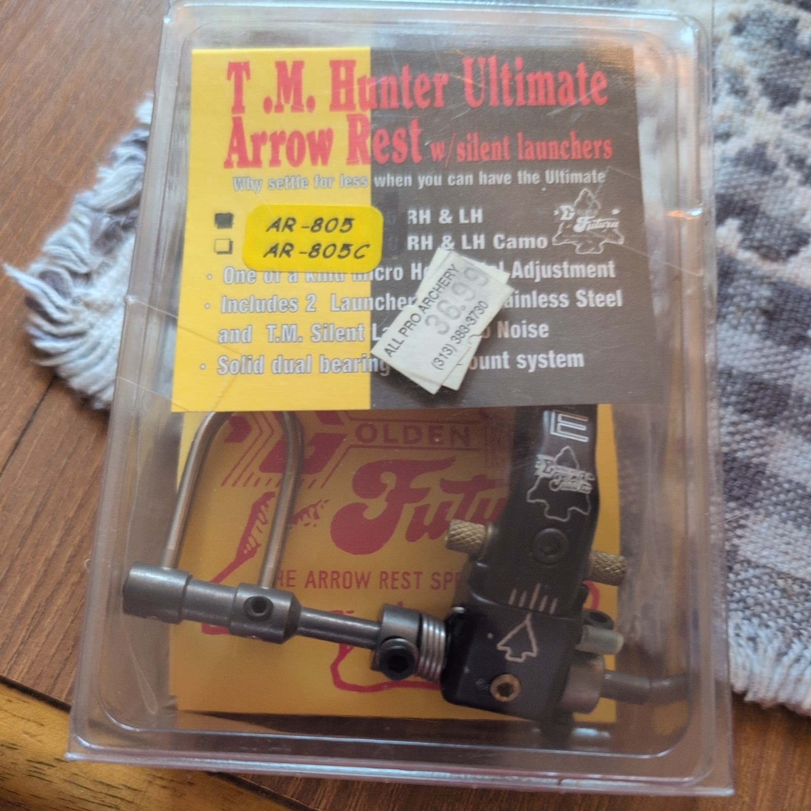 TM-Hunter Duo-Prong Arrow Rest AR-805 NEW