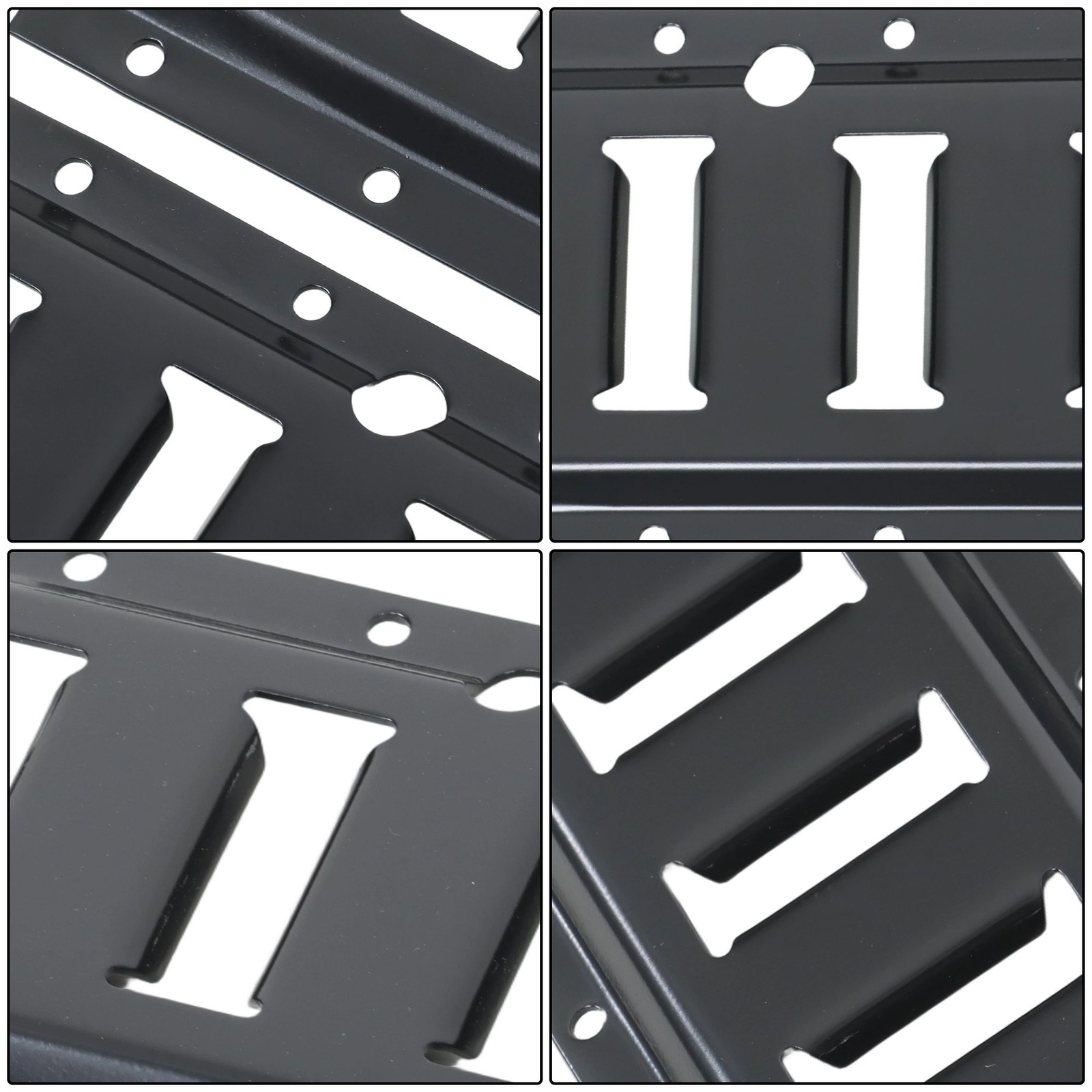 4' E Track Tie Down Rail Replacement For Garages Vans Durable Galvanized Steel