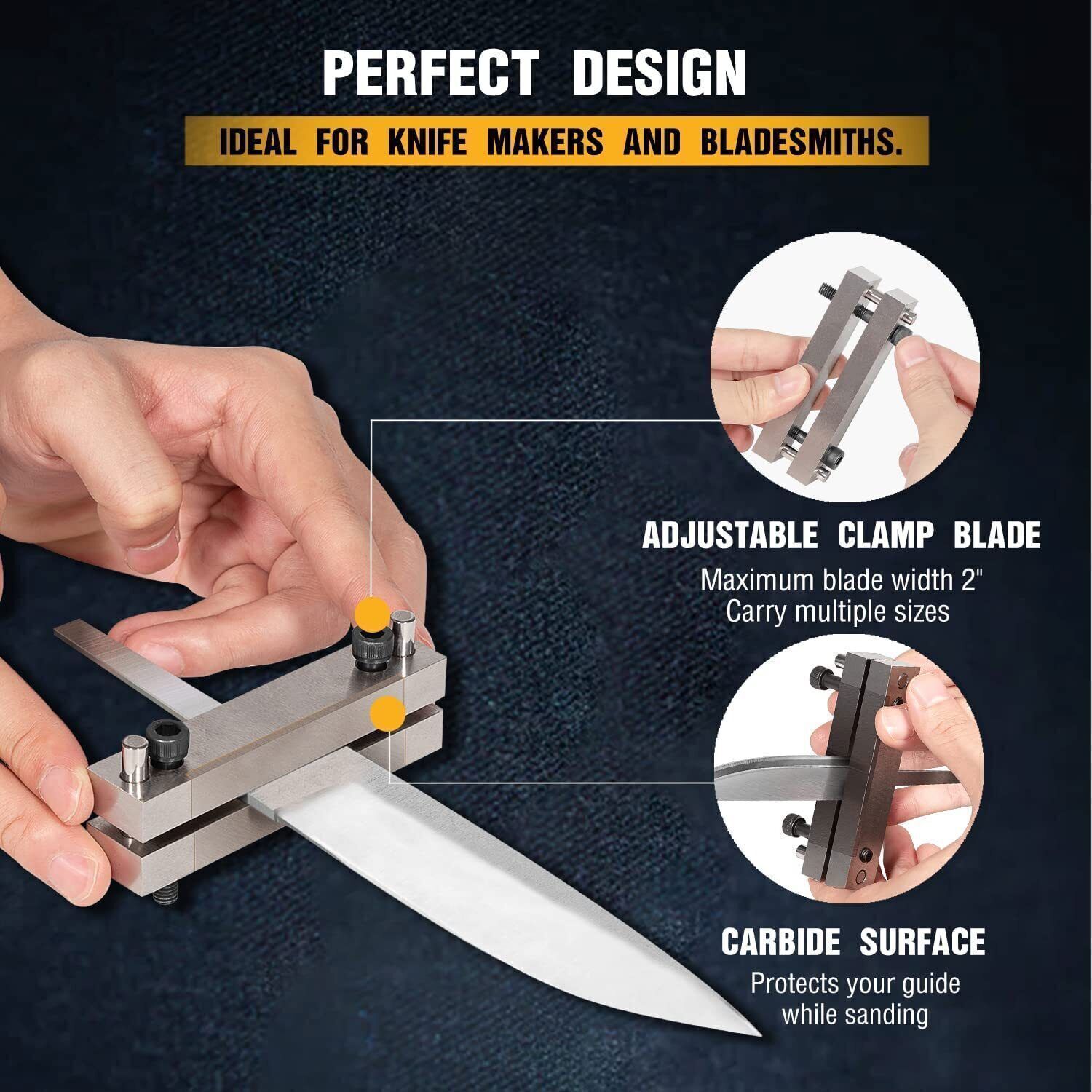 Hardened File Guide with Carbide Surface For Knife Making Knife Maker Tool Blade