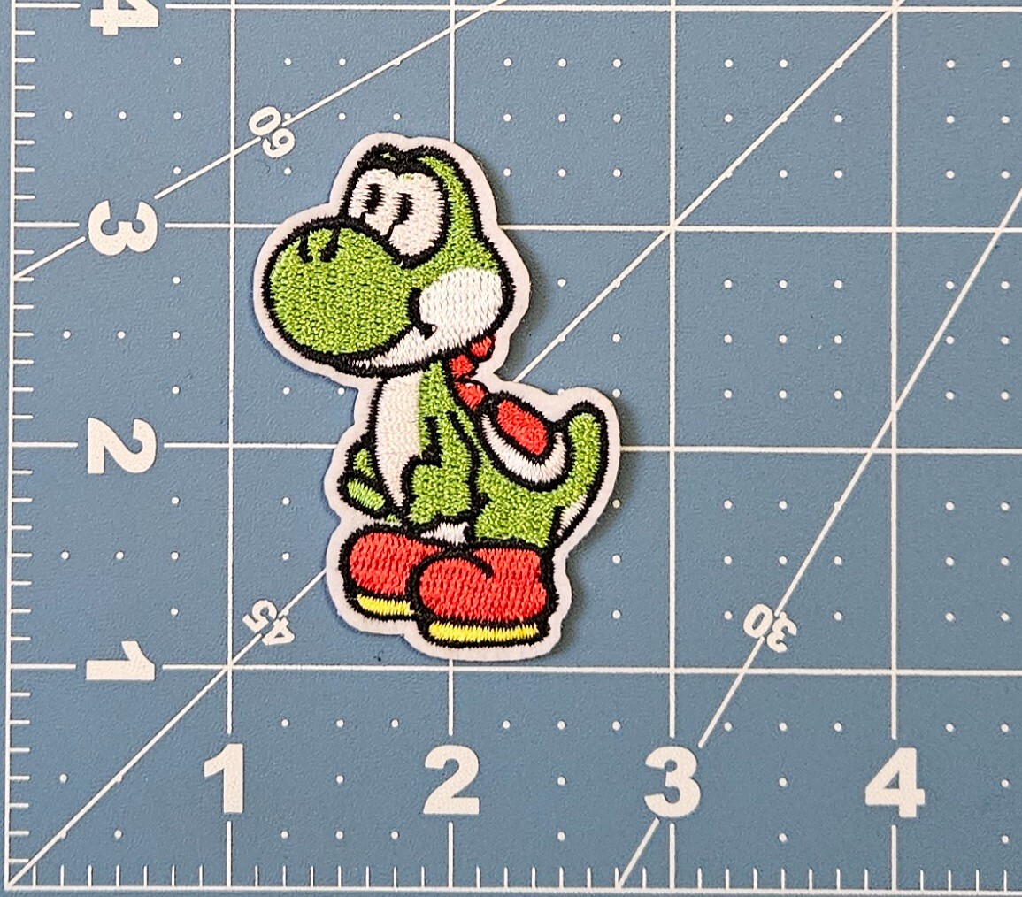 🦖Super Mario Bros Yoshi Game Characters Embroidered Iron On Patch