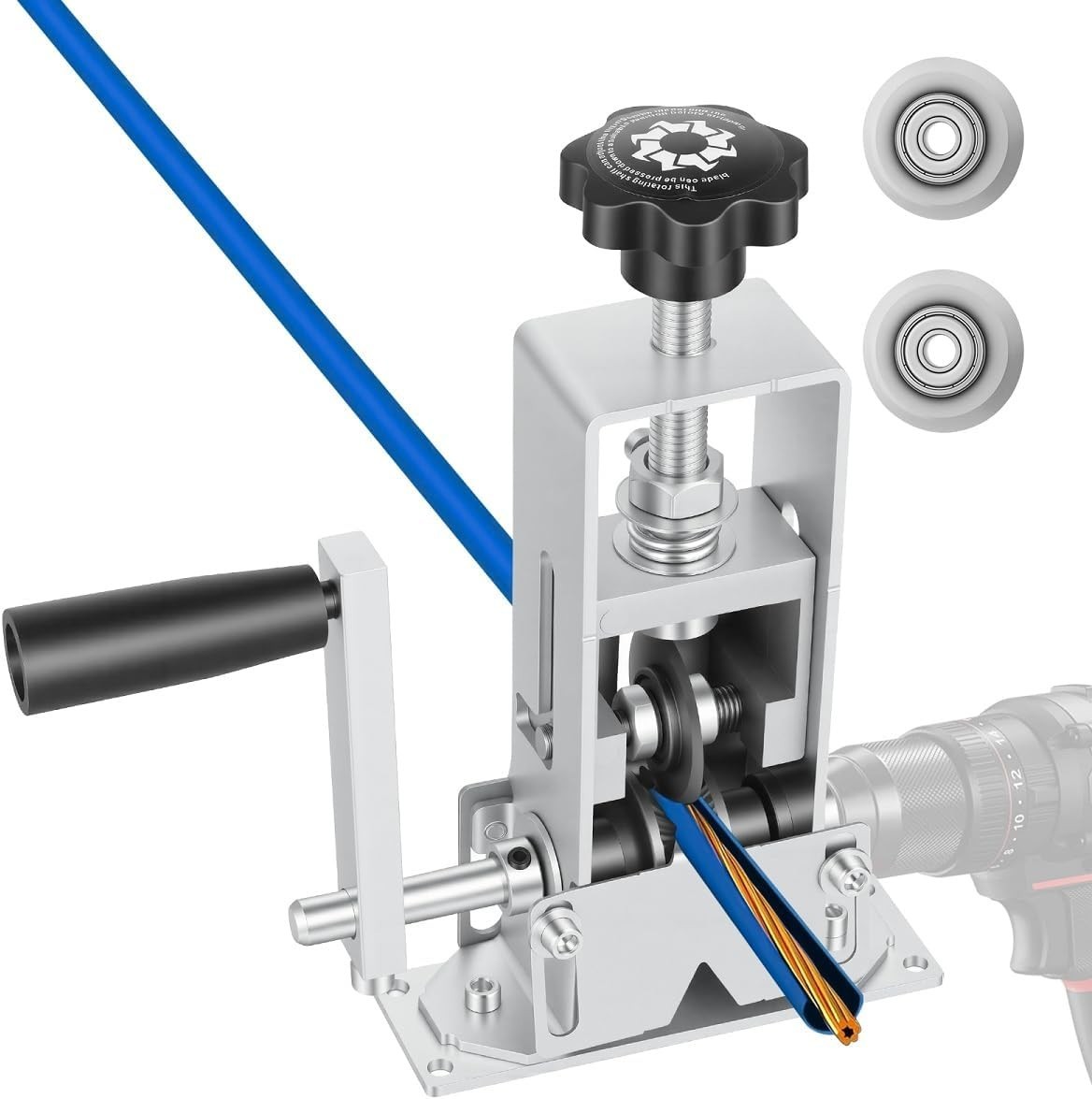 Wire Stripper Machine Manual, Scrapping Copper Cable Stripping Machine, Drill...