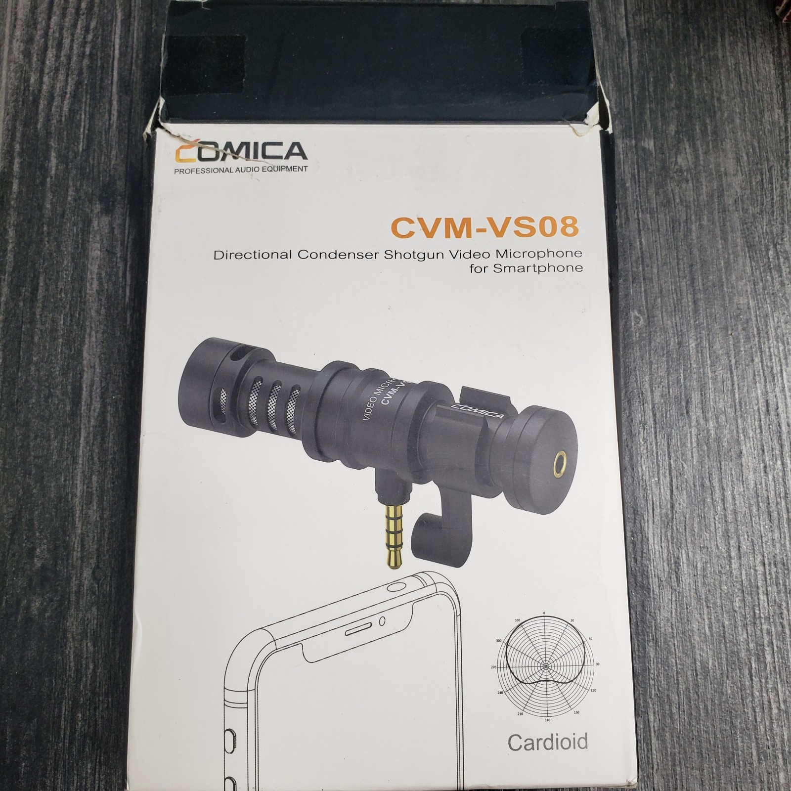 COMICA CVM-VS08 Directional Condenser Shotgun Video Microphone for Smartphones