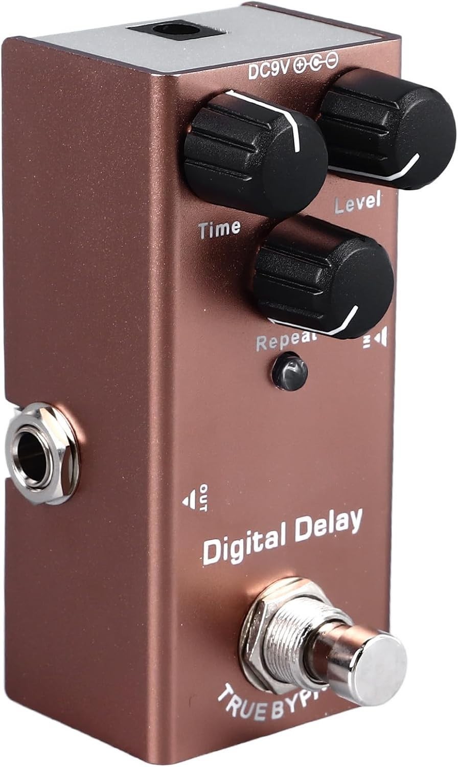 08 Digital Delay Brown Range: 25ms-600ms Guitar Effect Mini Pedal w/True Bypass