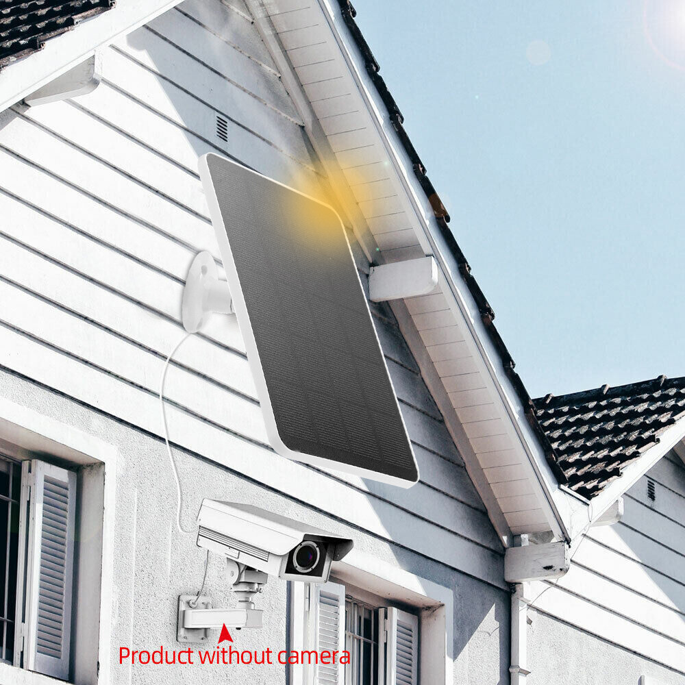 Solar Panel for Ring Spotlight Stick Up Camera Plus Security Cam Battery Charger