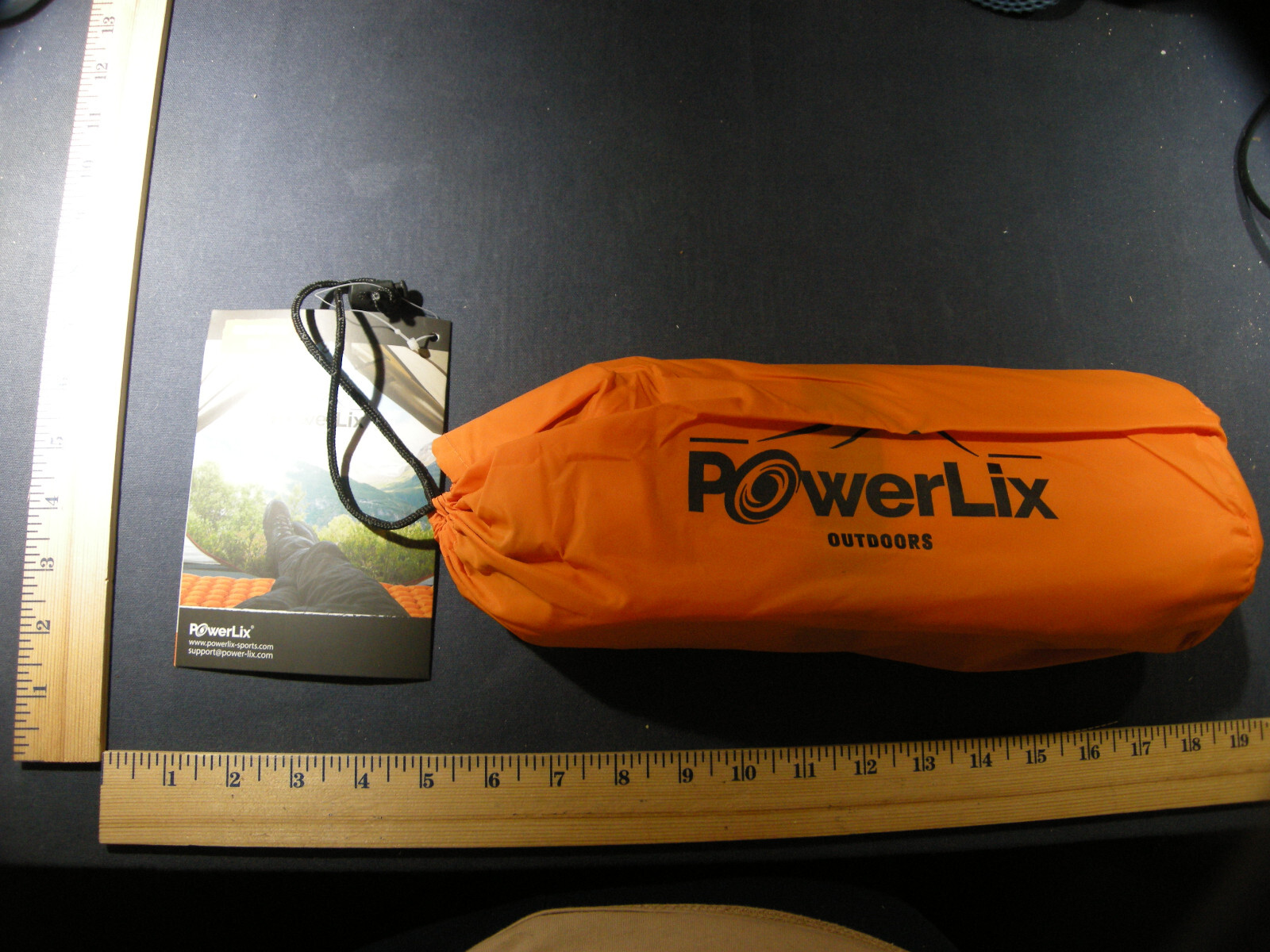 POWERLIX Ultralight Inflatable Camping Sleeping Pad - Compact and Lightweight