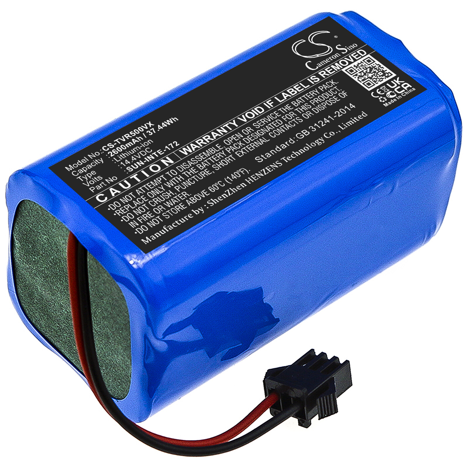 2600mAh 37.44Wh Battery for Tikom L9000