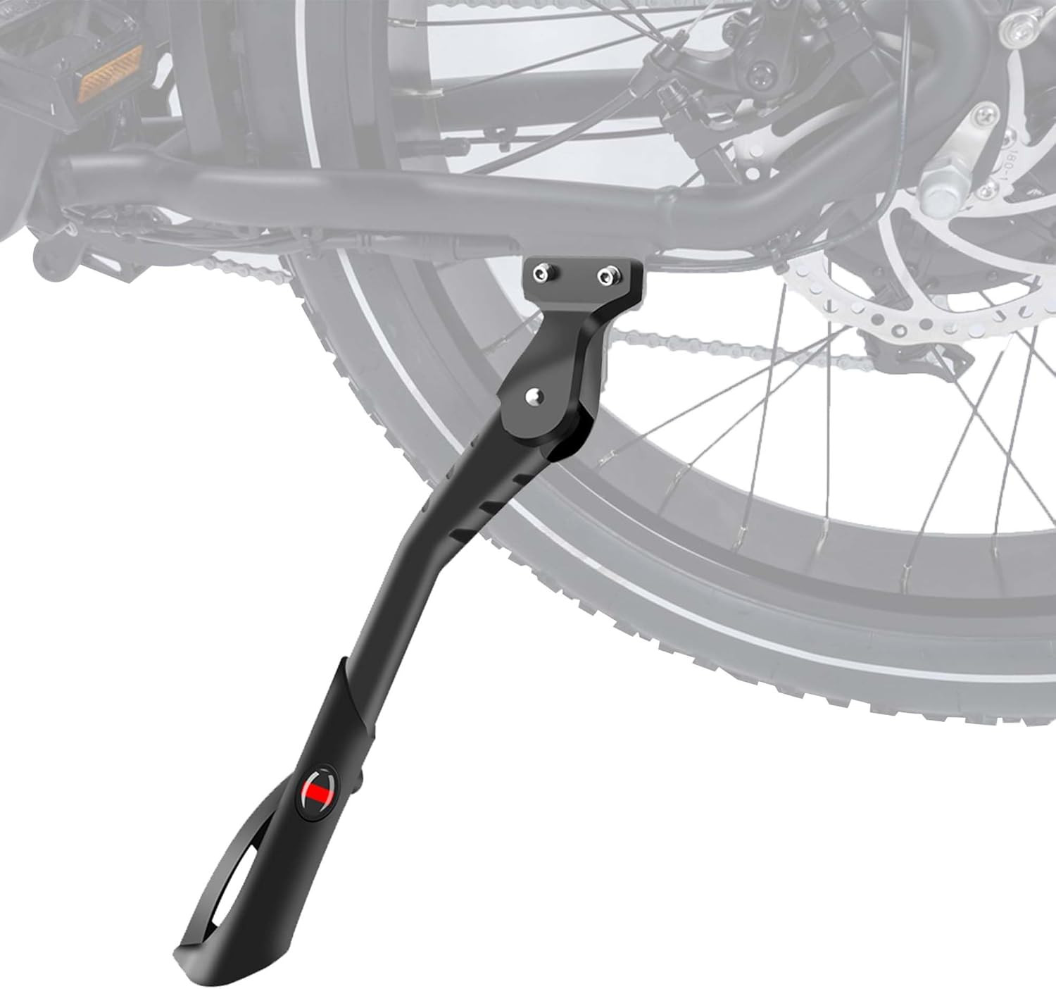 Aluminum Alloy Kickstand - Adjustable 24-29In Rear Mount for Kids & Adult Bikes